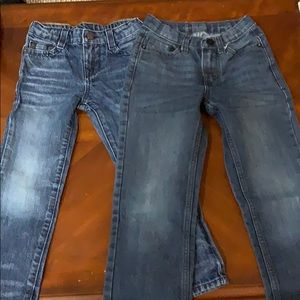 2 pairs designer boys jeans